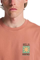 Billabong T-shirt manga curta borgonha