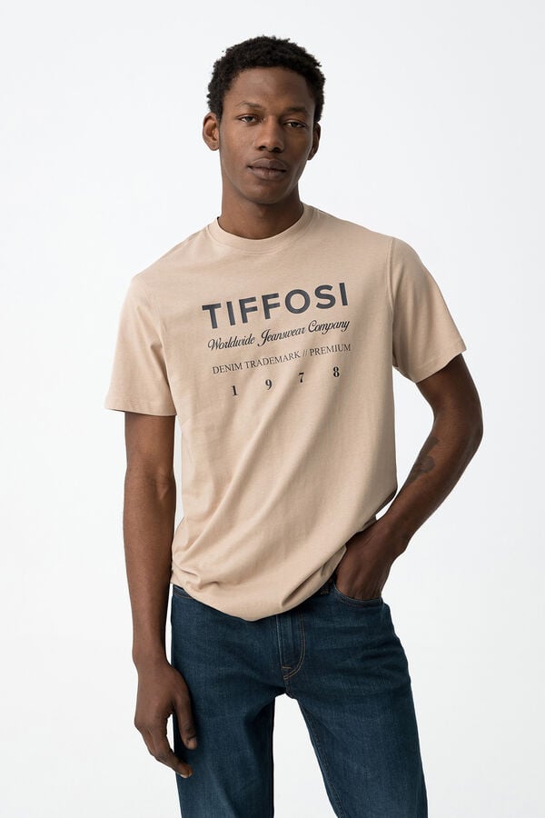 Tiffosi T-shirt Estampada beige