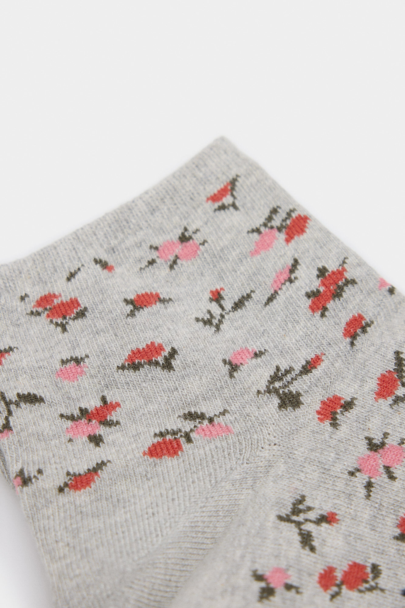 Springfield Meia soquete curta florzinhas