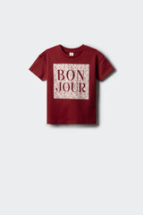 Springfield Kids Camiseta Paris ni&ntilde;a rojo