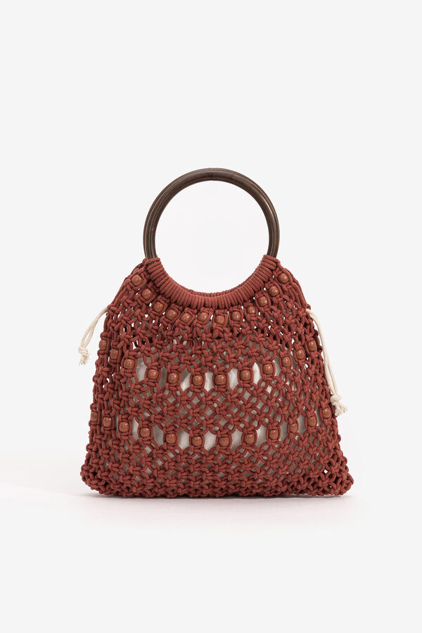 Tiffosi Maleta Bucket Hecha a Mano rosa