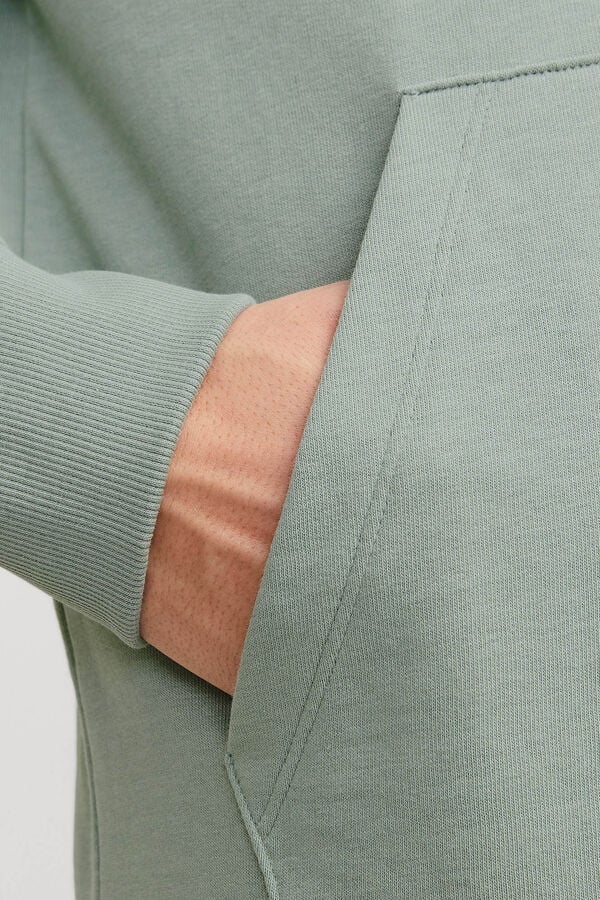 Jack & Jones Sudadera est&aacute;ndar fit capucha verde