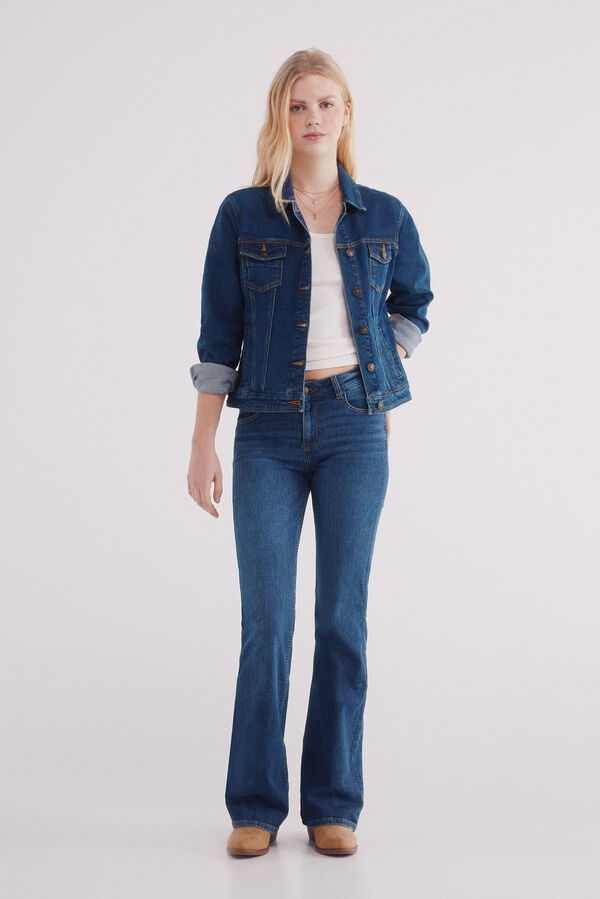 Springfield Cazadora vaquera algod&oacute;n azul