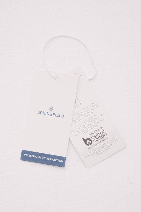 Springfield Shorts cal&ccedil;as chino com cinto  castanho