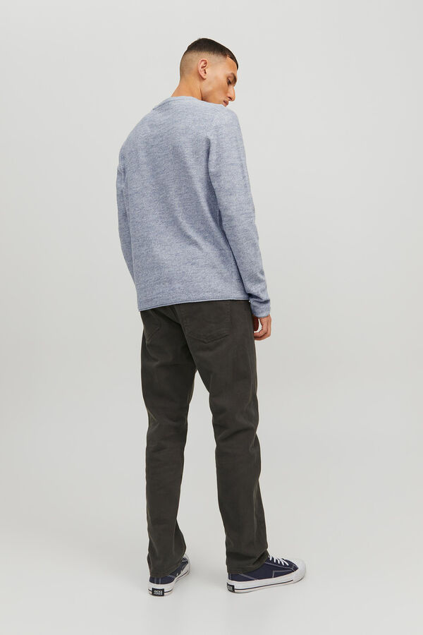 Jack & Jones Jersey punto fino azul