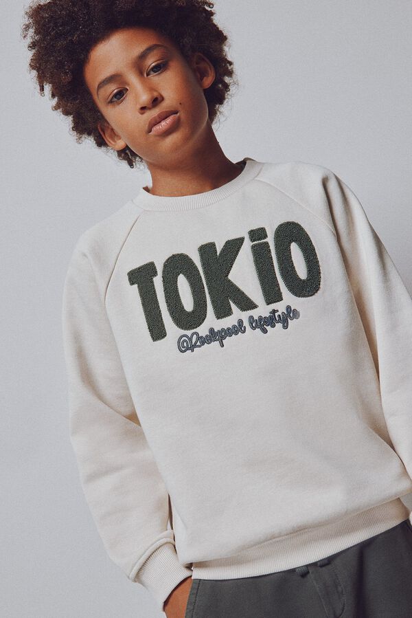 Springfield Kids Sudadera Tokio ni&ntilde;o blanco