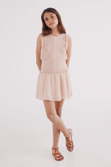 Springfield Kids Saia curta de menina com gravata cru