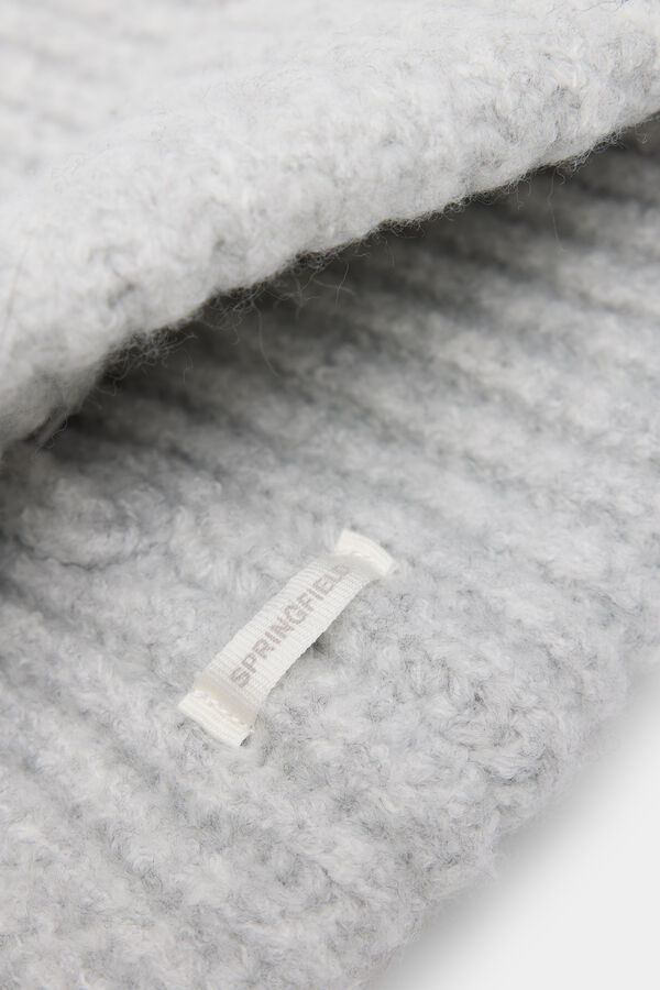 Springfield Chap&eacute;u de malha com malha cinzento