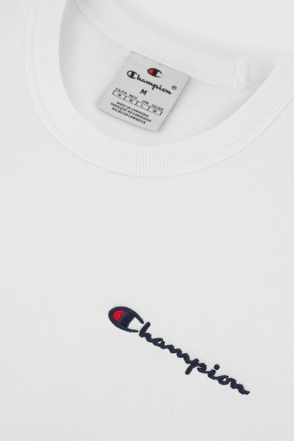 Champion Sudadera cuello caja blanco