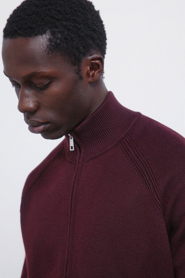 Springfield C&aacute;rdigan X'mas punto grueso naranja