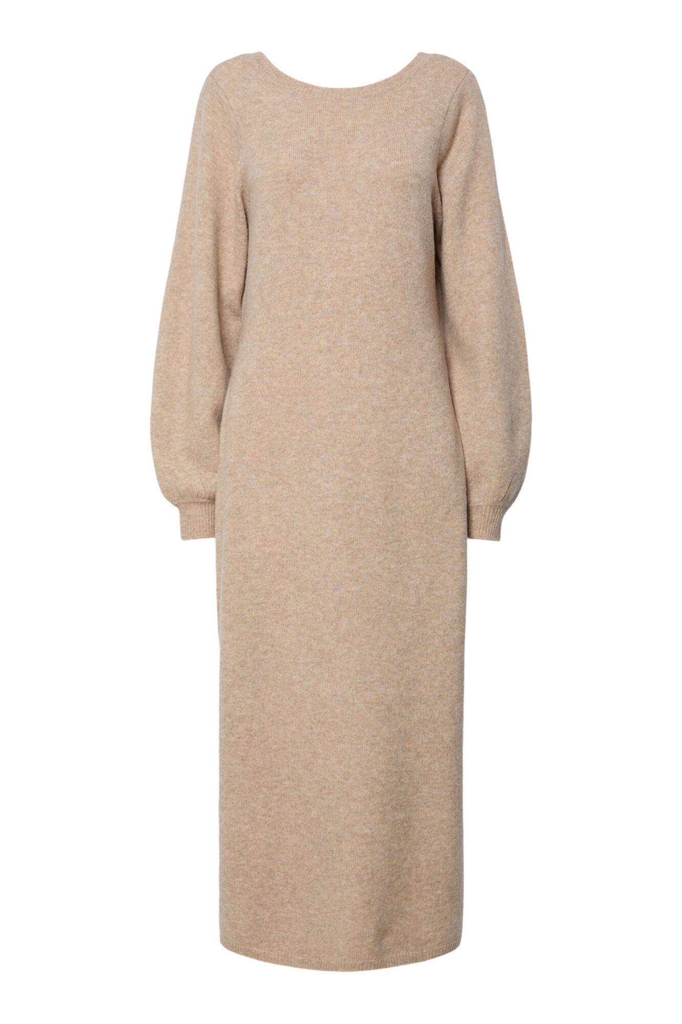 Pieces Vestido longo de malha com decote