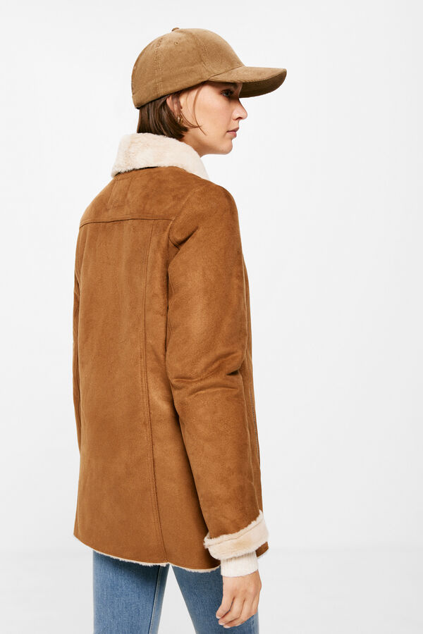 Springfield Abrigo Doble Faz Doble Abotonadura burdeos