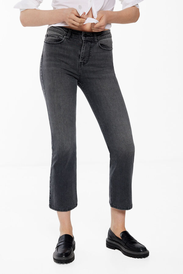 Springfield Jeans Kick Flare negro