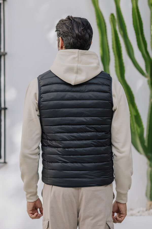 Celopman Colete Acolchoado preto