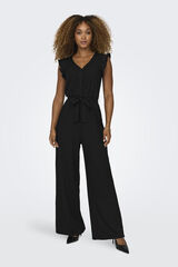 Only Macac&atilde;o comprido sem mangas preto