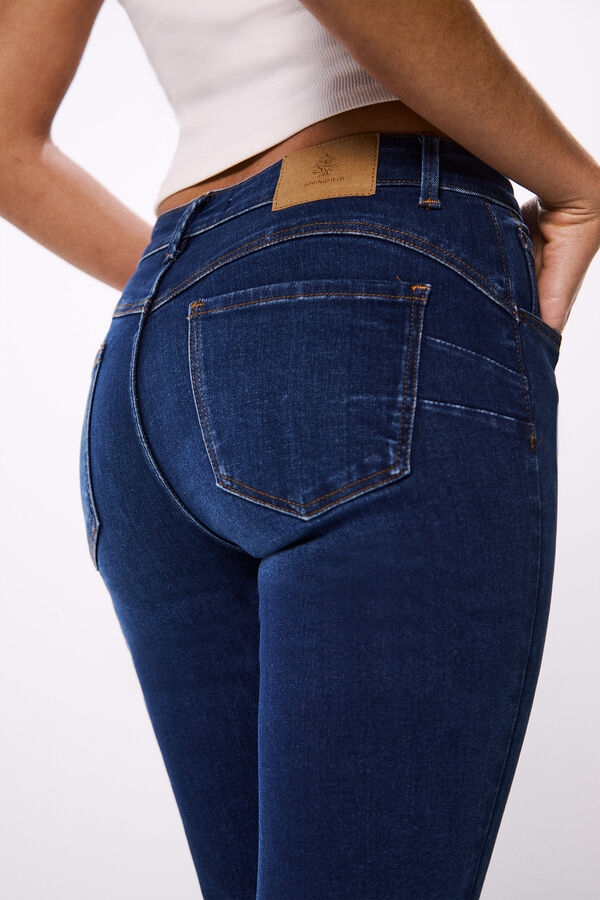 Springfield Jeans push up azul