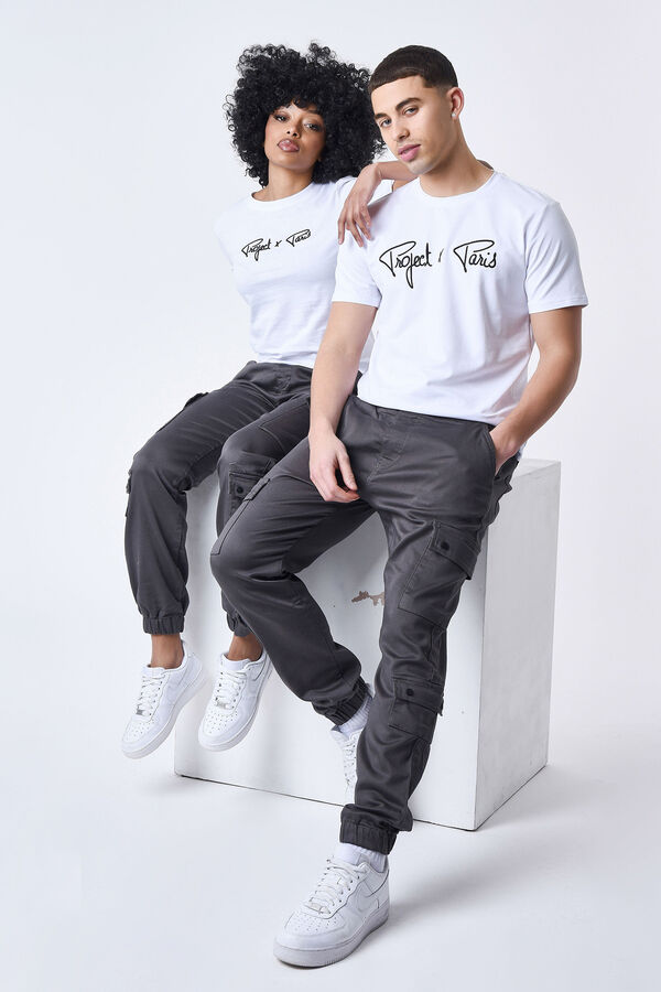 Project X Paris PANTAL&Oacute;N CARGO MULTI BOLSILLOS gris