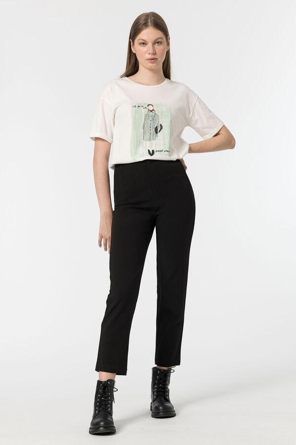 Tiffosi Pantalones Raven negro