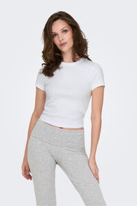 Only Camiseta crop de canal&eacute;