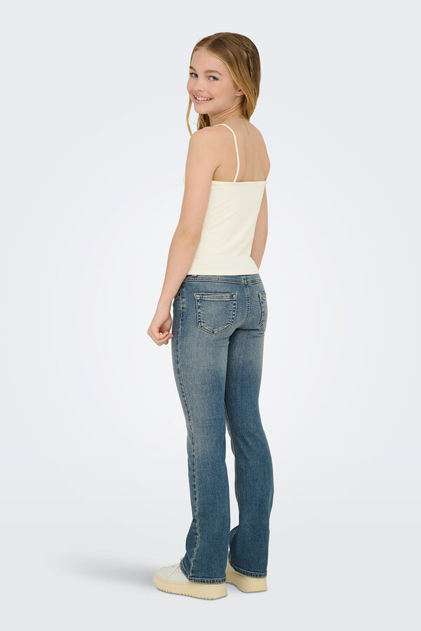 Only Girls Top de al&ccedil;as branco