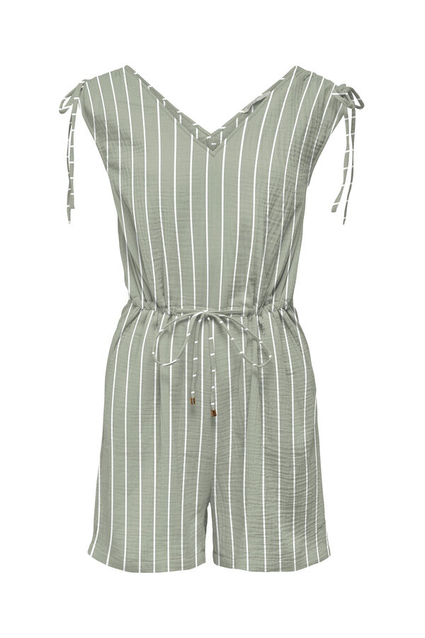 Only Macac&atilde;o mistura de linho curto bege