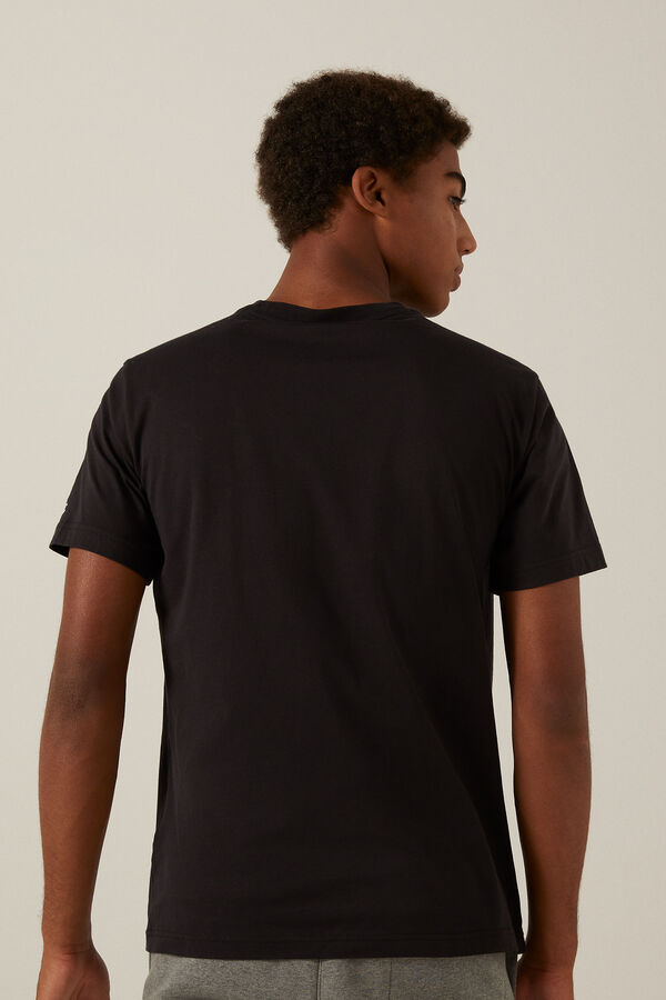 Springfield T-shirt branca Champion preto