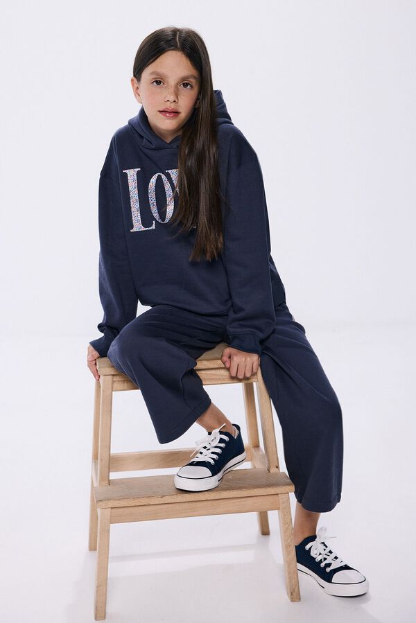 Springfield Kids AMOR moletom com Sweatshirt para menina azul