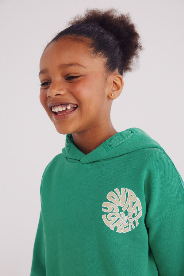 Springfield Kids Sweatshirt menina Malibu verde
