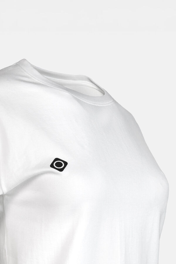 Izas Camiseta de algodão manga curta Janova W branco