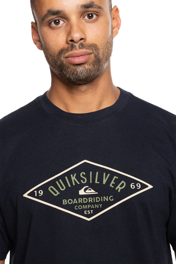 Quiksilver Camiseta de manga curta para homens preto