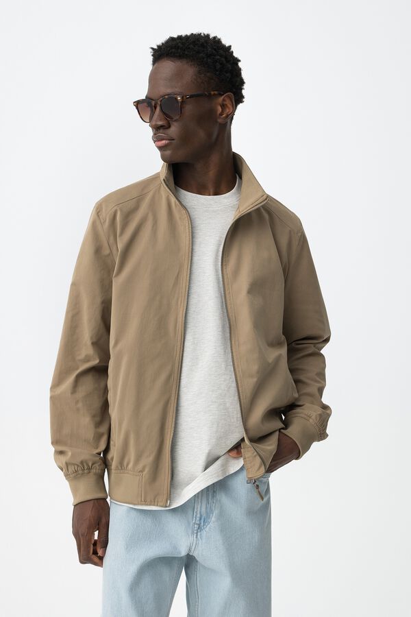 Tiffosi Chaqueta Harrington regular fit nude