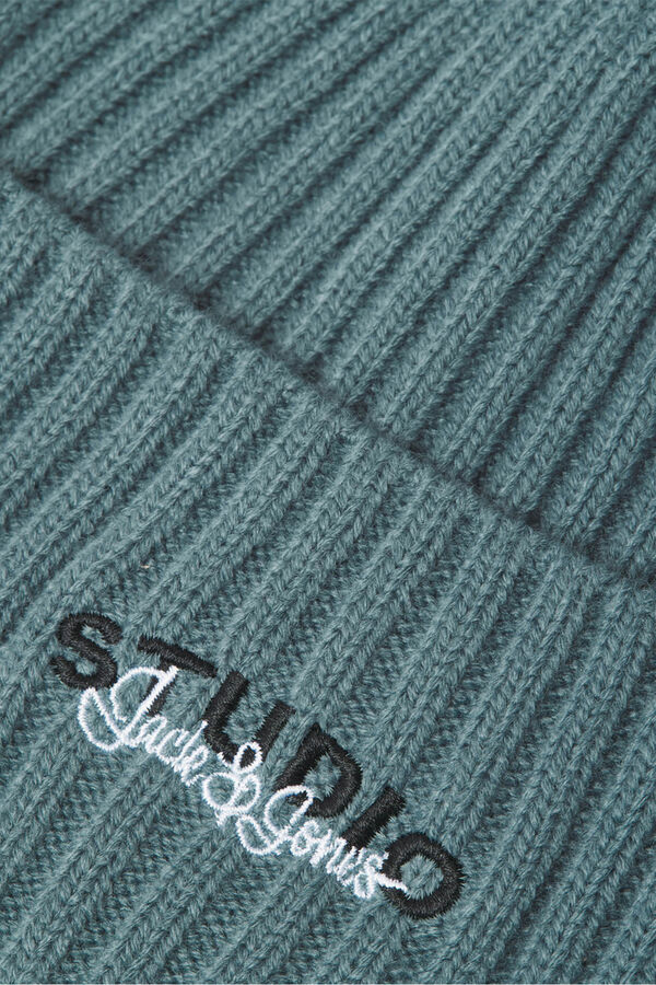 Jack & Jones Bon&eacute; com estampado de est&uacute;dio azul