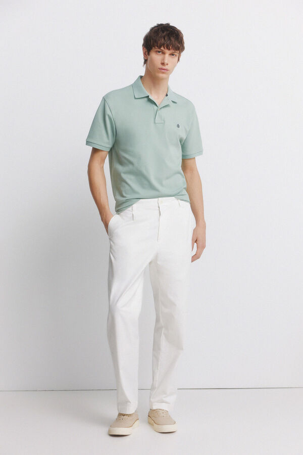 Springfield Polo Springfield b&aacute;sico regular fit verde