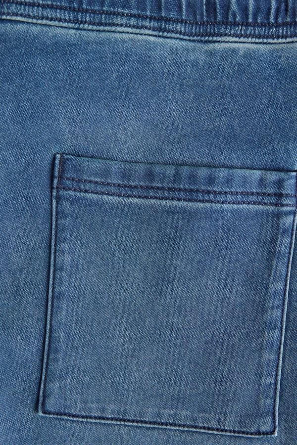 Jack & Jones Bermuda regular algod&oacute;n azul