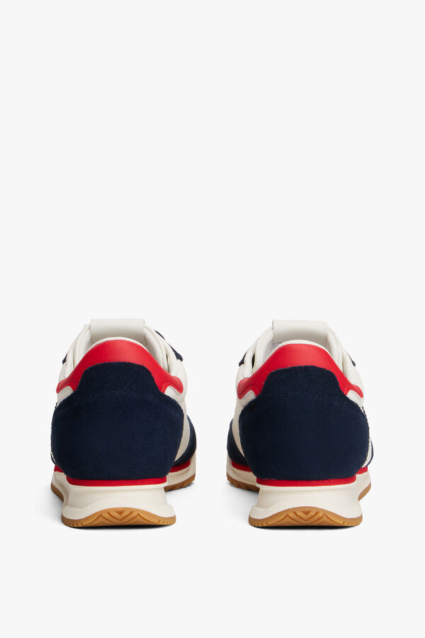 Tommy Jeans T&ecirc;nis retr&ocirc; Tommy Jeans em azul, branco e vermelho azul