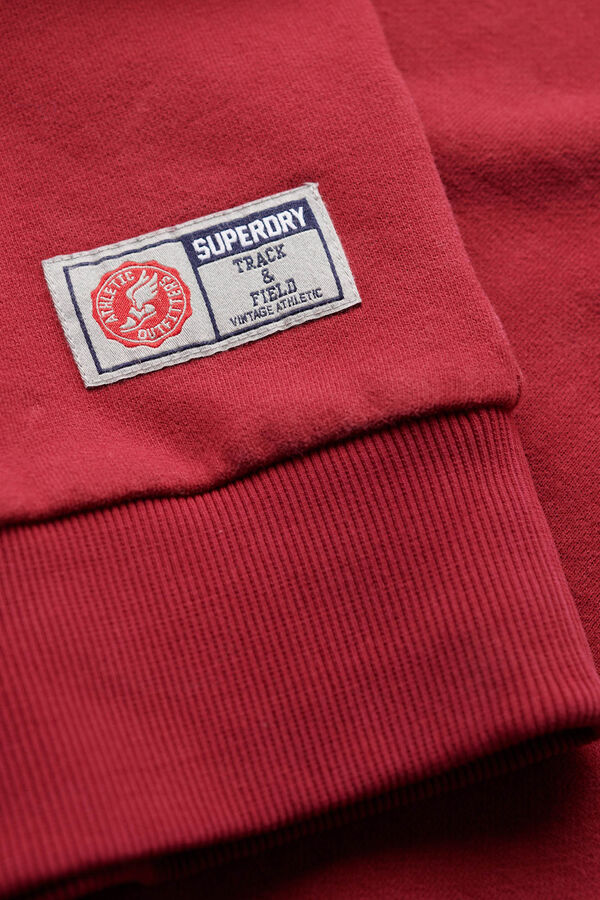 Superdry Sudadera Cuello Redondo burdeos