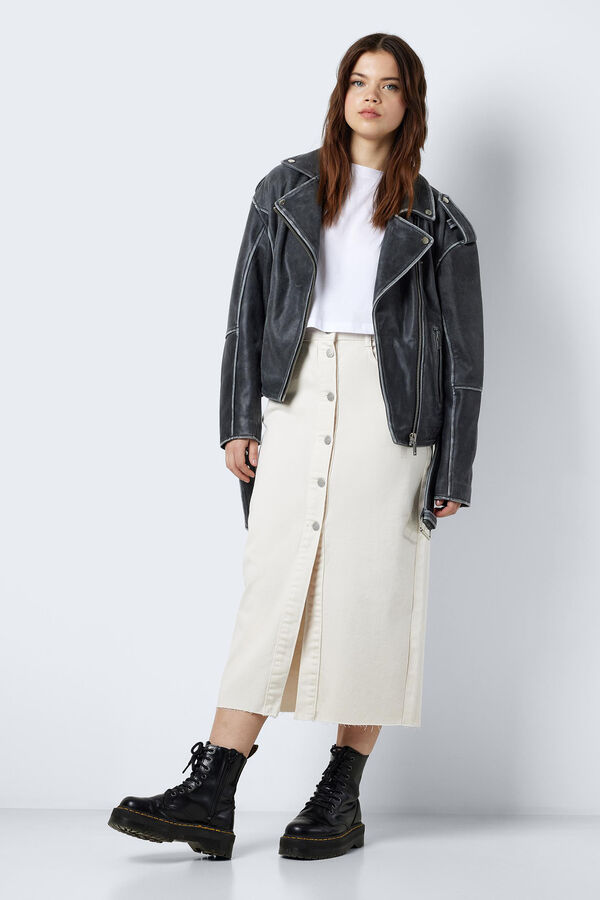 Noisy May Saia denim midi cru