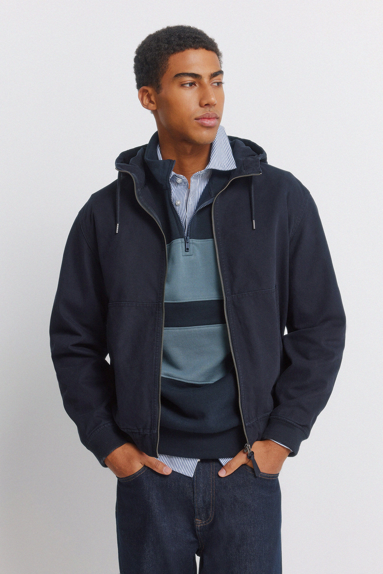 Springfield Chaqueta algod&oacute;n capucha