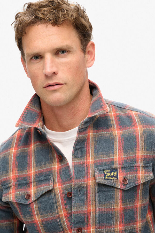 Superdry Camisa De Corte Cl&aacute;sico estampado
