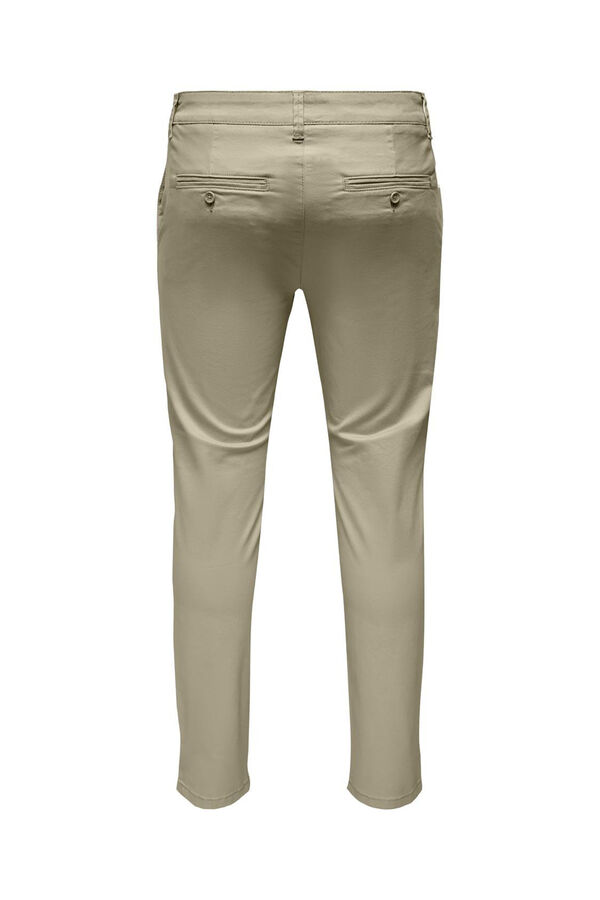Only & Sons cal&ccedil;as chino slim fit masculinas cru