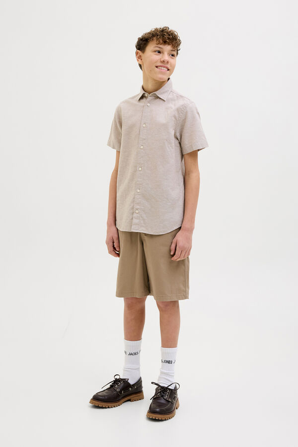 Jack & Jones Junior Bermuda cargo loose fit nude