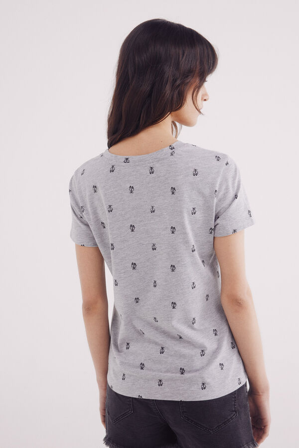 Springfield Motivos gr&aacute;ficos para camisetas cinzento