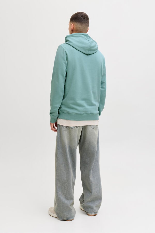 Jack & Jones Sudadera con capucha regular turquesa