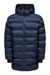 Only & Sons Chaqueta acolchada con capucha azul