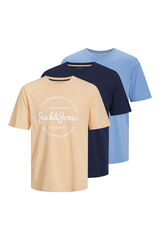 Jack & Jones Pack de 3 t-shirts vermelho