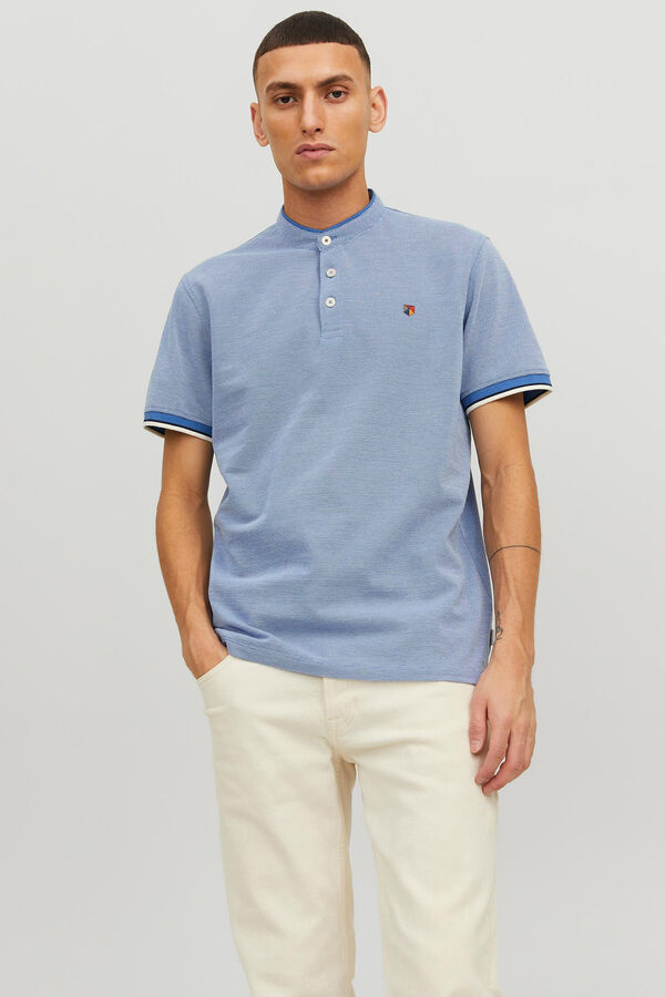 Jack & Jones Polo gola mao azul