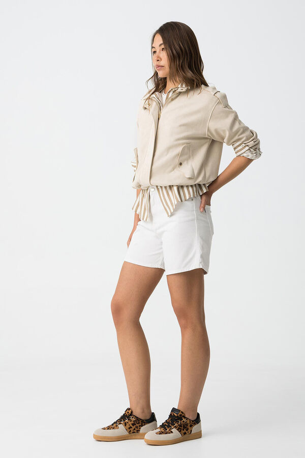 Tiffosi Cal&ccedil;as jeans branco