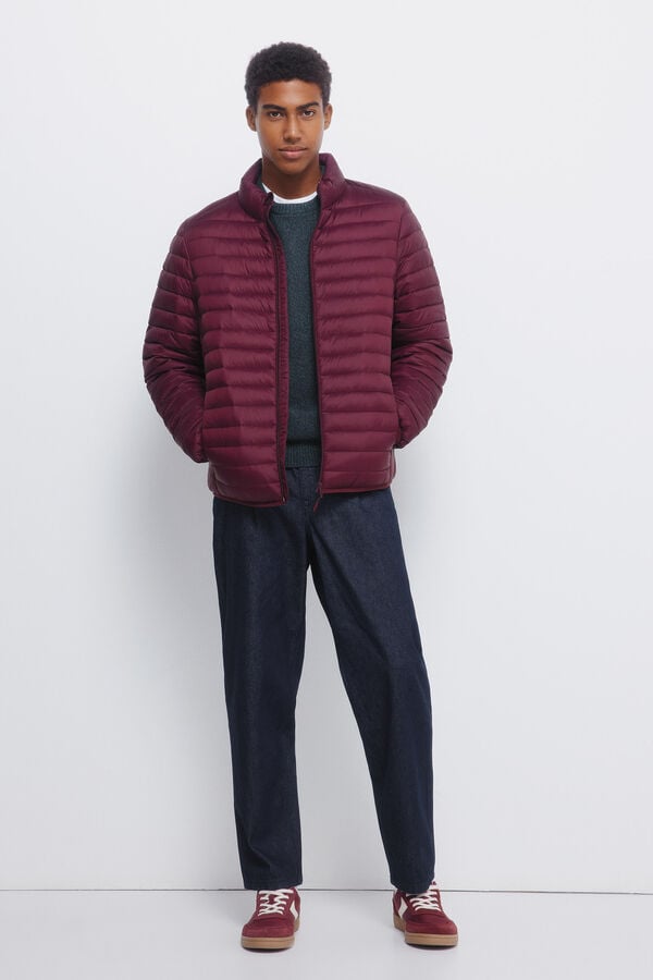 Springfield Chaqueta acolchada burdeos