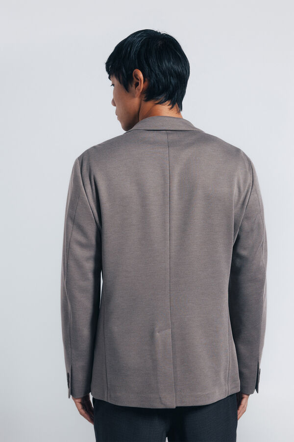 Springfield Blazer olho de p&aacute;ssaro cru