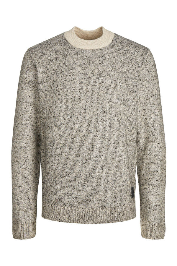 Jack & Jones Jersey cuello redondo beige